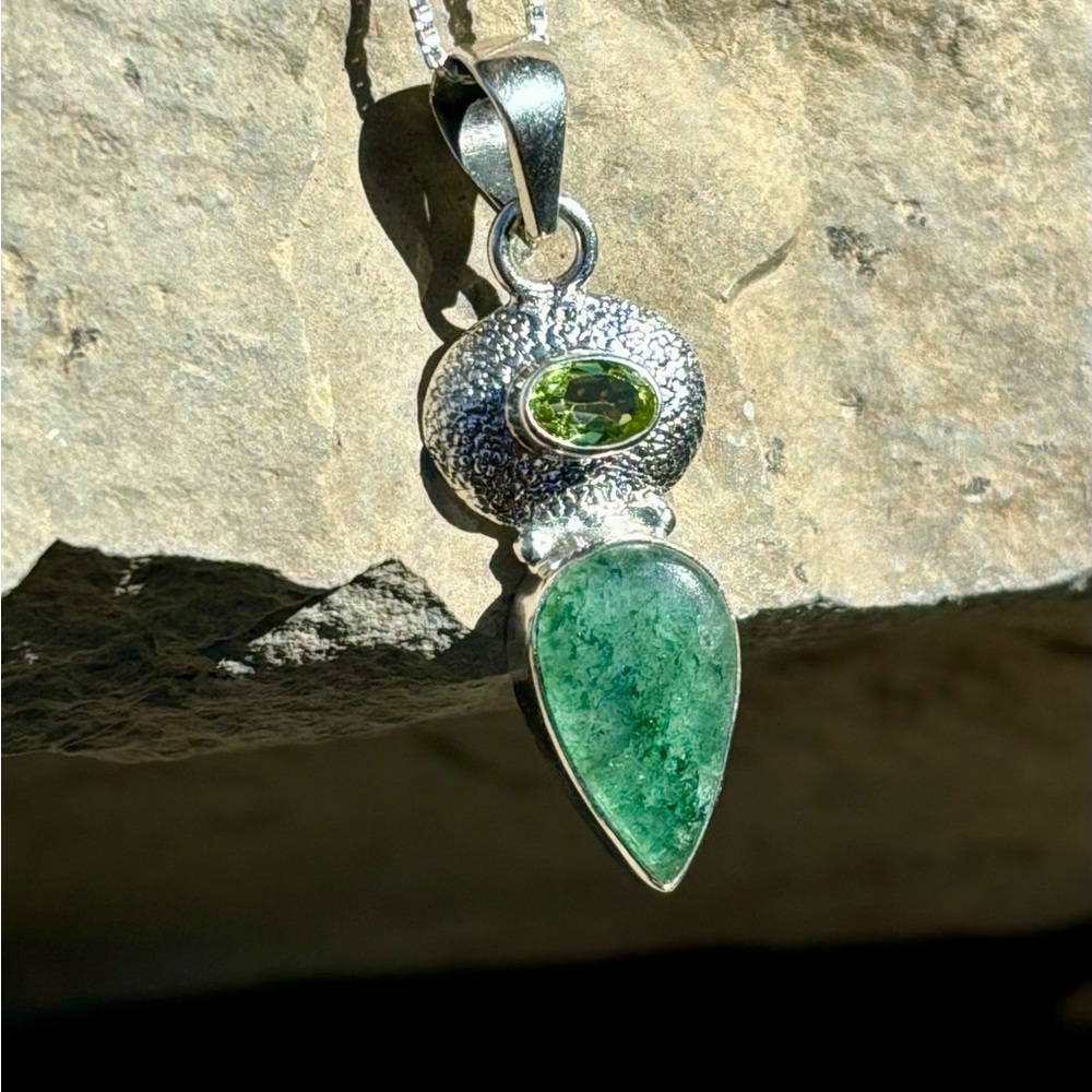 Adventurine & Peridot Necklace - image 4